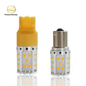Yosovlamp sıcak satış Canbus hata ücretsiz LED 1156 3030 35SMD beyaz sarı led arka lambası araba dönüş sinyal ışığı BA15S P21W