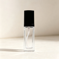 Botol Pompa Kaca Persegi Mewah Grosir 30ml Wadah Foundation Cair Kosong untuk Desain Merek Kosmetik Premium