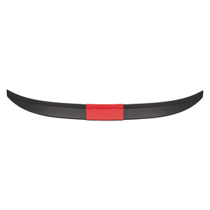 Universal Rear Bumper Spoiler Abs Black 3M Tape Adhesive No Drill Ducktail Diffuser - Product Image 2