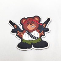 Patch d'étiquette en caoutchouc PVC 3D personnalisé de bonne qualité Patch en silicone pour vêtements Patchs en PVC souple