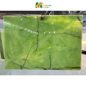 천연 럭셔리 대리석 돌 녹색 옥 오닉스 대리석 바닥 녹색 대리석 오닉스 배경 홈 장식