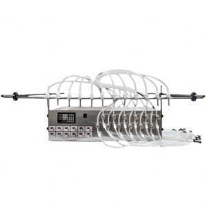 Máquina de Llenado de Líquidos Semiautomática con Bomba Magnética de 12 Boquillas para Bebidas, Miel, Cerveza, Crema, Alcohol, Leche, Cosméticos, Enjuague Bucal - Product Image 6