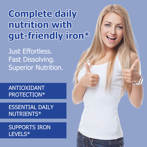 Comprimés de multivitamines OEM ODM avec vitamine Thiamine Folate pour soutenir les niveaux de fer, la santé des os, des muscles et du système immunitaire, et le métabolisme énergétique - Product Image 3