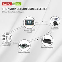 Computadora Industrial NVIDIA Jetson Orin NX 8G para IA de Borde, 100 TOPS, Diseño sin Ventilador