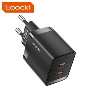 Высококачественное зарядное устройство Toocki PD40W с 2 usb-портами QC3.0 небольшого размера для интеллектуального зарядного устройства телефона