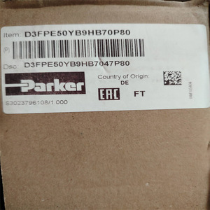 Vanne proportionnelle hydraulique Parker D3FPE50YB9HB70P80, pièce d'origine pour machines-outils - Product Image 1