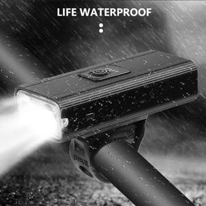 Lampe de vélo LED avant rechargeable par USB, phare de vélo lumineux pour VTT, lampe de poche pour vélo, scooter - Product Image 3