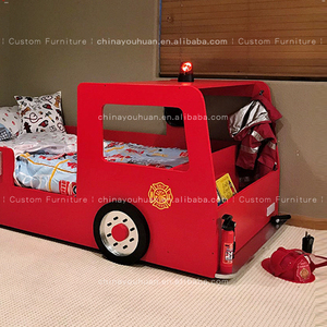 Letto per Ragazzi a Forma di Auto, Design Personalizzato, Letto Singolo con Contenitore, Letto Multifunzionale in Legno Massello per Bambini - Product Image 4