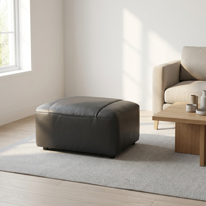 Wholesale Modern Leather Ottoman <strong>Footstool</strong> Matching Sofa Couch Solid Cushion Living Room Sofas Furniture Factory Direct Supply - Product Image 1