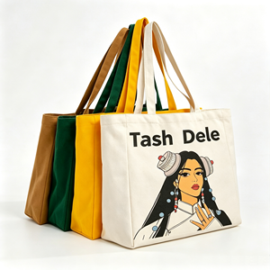 Sacs fourre-tout écologiques en sublimation en gros avec logo personnalisé, sacs de courses réutilisables en toile - Product Image 2
