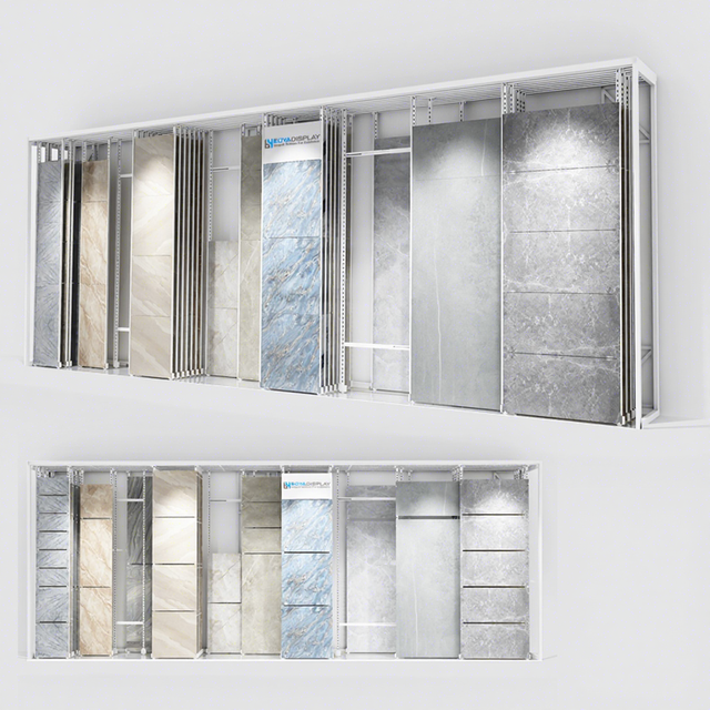 Showroom Display Racks for Granite and Marble Tile Stand Displays Adjustable Type Rack