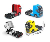 1:36 jouets de camion moulés sous pression Simulation en alliage de métal modèle de voiture son lumière retirer Collection enfants jouet cadeaux