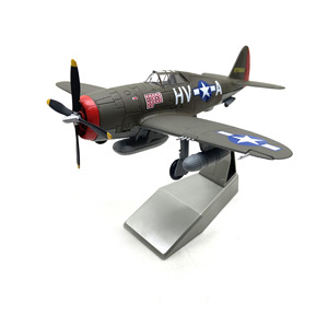 Modèle d'avion de chasse américain <span class=keywords><strong>P</strong></span>-<span class=keywords><strong>47</strong></span> Thunderbolt en alliage moulé sous pression, échelle <span class=keywords><strong>1</strong></span>:<span class=keywords><strong>72</strong></span>, avion militaire de la Seconde Guerre mondiale, objet de collection - Product Image 2