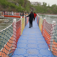 Pont flottant en HDPE pour la protection des bateaux, 500x500x400mm
