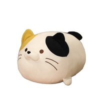 Animal en peluche chat noir doux, doudou mignon de chat, poupée Kawaii en peluche, jouet Anime, pour anniversaire, noël