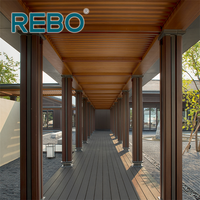 Plancher de terrasse en bambou moderne, imperméable, écologique, antidérapant, en bambou