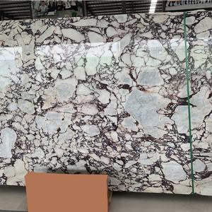 Dalle de marbre de luxe Calacatta Violet d'Italie, plan de travail de cuisine, sol en marbre Violacalcutta élégant, design moderne, surface polie - Product Image 4