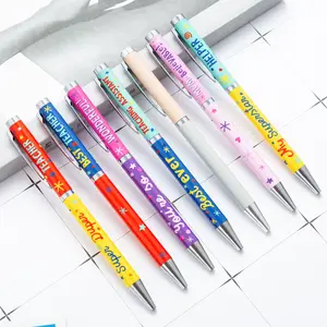 Stylo à bille artistique de haute qualité, livraison gratuite, stylo à bille lourd de luxe avec logo personnalisé