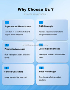 10.1 inch Độ sáng cao cảm ứng công nghiệp Màn hình treo tường máy tính với màn hình cảm ứng công nghệ trong kho - Product Image 6