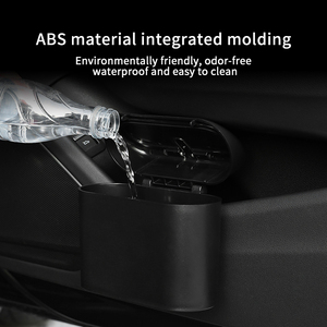 Cửa xe Thùng rác có thể tự động phục hồi Thùng rác có thể không thấm nước hộp lưu trữ thùng rác di động có thể phụ kiện nội thất xe hơi - Product Image 4