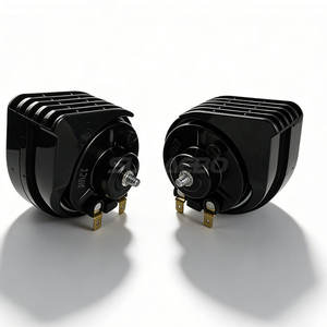 Corne électrique pour <span class=keywords><strong>moto</strong></span> et voiture de haute qualité, ultra-fine, bicolore, ABS, étanche, 12V, avec système d'alarme de sécurité - Product Image 3