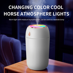 Purificateur d'<span class=keywords><strong>air</strong></span> pour voiture, <span class=keywords><strong>humidificateur</strong></span> à brume froide, humidistat, garantie 1 an, taille mini pour la maison, capacité de 420 ml, bruit <36 dB, changement de couleur - Product Image 4