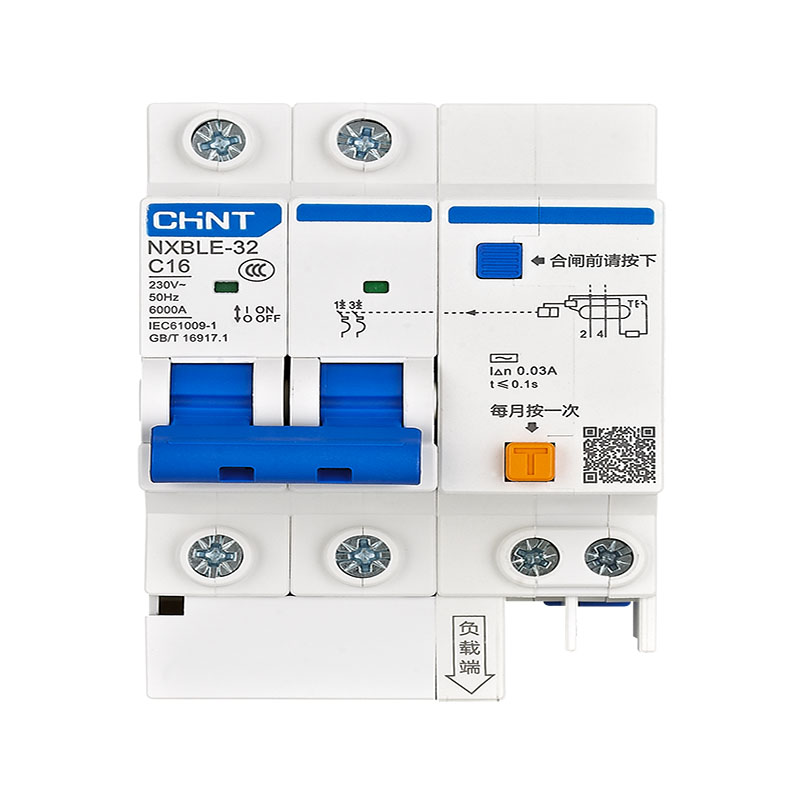 Chint NXBLE-32 2P C16 RCBO - Reliable Electrical Protection with 6
