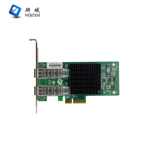 Tarjeta de red PCIe de fibra óptica dual Gigabit Yentek OPT802 para PC de escritorio con interfaz X4 - Product Image 1