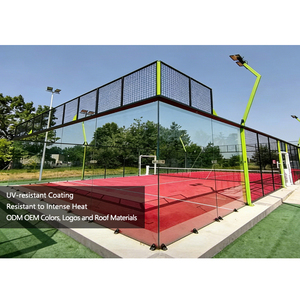 Economic Paddle Tennis Court Covered Padel Courts <b>Best</b> Single Padel Tennis Price for Outdoor Courts - Product Image 1