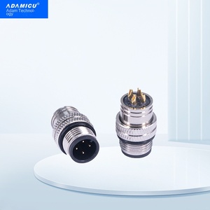 M12 Không Thấm Nước 4/5/8/17 Lõi A/D Nam Nữ Hàng Không Cắm Đồng 4/6/5 Pin PCB D-Sub Thông Tư Nối Hirose Conector - Product Image 3