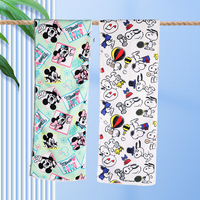 Serviettes de sport carrées en microfibre 100% personnalisables avec logo, ultra-légères, douces, séchage rapide, pour enfants, effet rafraîchissant pour la transpiration corporelle