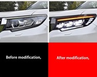 Phares HETOP Prado 2018-2023 : Amélioration LED, feux de jour DRL, lentille de signalisation, phares avant modifiés pour Toyota
