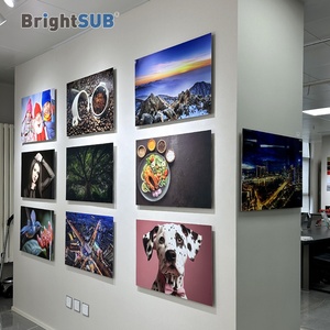 Impressions métal HD connexions Beautysub Sublimation Imprimés <span class=keywords><strong>aluminium</strong></span> Panneau <span class=keywords><strong>photo</strong></span> argent <span class=keywords><strong>brossé</strong></span> Impressions métal sublimation - Product Image 2