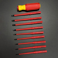 Jeu de tournevis isolés pour électricien, haute qualité, en acier au chrome-vanadium, outils de réparation électrique OEM, embouts de tournevis