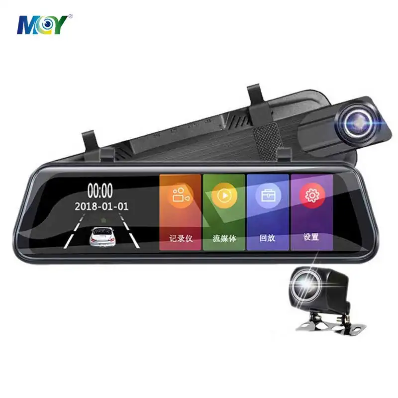 1080p manual do carro câmera hd dvr carro dvr com câmera 10 polegadas vídeo 1080p hd dvr dash cam doble camara