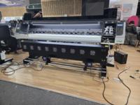 Plotter de 2.1m con 2 cabezales Epson I3200, máquina de impresión digital de inyección de tinta eco-solvente, impresora de inyección de tinta doble XP600