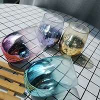 9oz 12oz 15oz 17oz oeuf forme verres gobelets eau verres sans tige rouge ou blanc vin verre starlight classique jus tasse