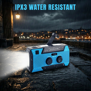 Linterna LED de Alta Capacidad de 5000 mAh con Alarma SOS, <span class=keywords><strong>Radio</strong></span> AM/<span class=keywords><strong>FM</strong></span> para Emergencias, Vida Aislada, Vehículos Recreativos y Embarcaciones - Product Image 3