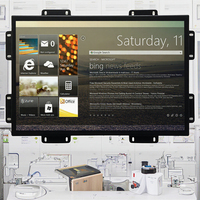 Nouveau moniteur à écran tactile à cadre ouvert 10.1 12.1 15 17 19 pouces avec interface USB et DVI à 10 points Produit supérieur
