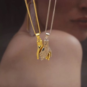 BD-D1292 Woman Dog Hug Necklace Cute Gifts for Her Him Jewelry Birthday Gift <strong>Animal</strong> <strong>Lover</strong> - Product Image 4