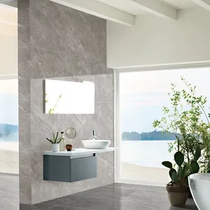 Carrelage de mur de cuisine en céramique émaillée moderne de 300x600mm en marbre gris 12x24 "brillant rustique carré antibactérien intérieur mur de <span class=keywords><strong>sol</strong></span> - Product Image 2