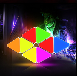 Bộ Điều Khiển IC RGB Thiết Kế Tự Làm WiFi + IR Tại Nhà Thông Minh Bảng Đèn <span class=keywords><strong>LED</strong></span> Thông Minh Hình Tam Giác Ma Thuật Ứng Dụng Thông Minh - Product Image 1