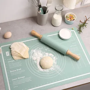 Hot Sale Non-Slip Baking Dough Rolling Mat Large Silicone Baking Mat with Scale