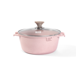 MGC Kitchen Serie rumana Ollas para sopa 20/22/24/26/28/30/32 cm Juegos de utensilios de cocina con fondo de inducción Revestimiento de mármol para restaurantes - Product Image 2