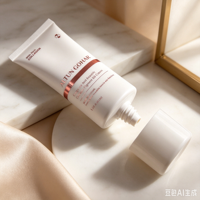 Tube souple cosmétique en plastique blanc mat avec bouchon à vis pour après-shampoing, lotion, crème hydratante et soins de la peau (vide)