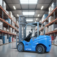 Forklift Counterbalance Listrik Liftron Seri DE 2.5 Ton Lithium untuk Tugas Gudang Konstruksi CPD25