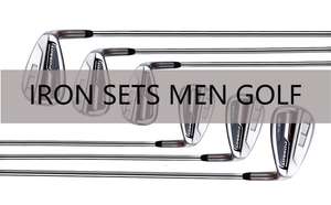 ゴルフアイアン8ピース右手ゴルフアイアンセットゴムグリップ付きユニセックス - Product Image 3