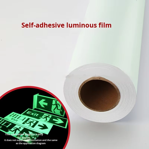 <span class=keywords><strong>Film</strong></span> Adhésif Luminescent PET/PVC - Stockage <span class=keywords><strong>de</strong></span> Lumière 2/4/6H, Imprimable par Jet d'Encre pour Gravure sur Vêtements et Indicateur <span class=keywords><strong>de</strong></span> <span class=keywords><strong>Feu</strong></span> Lumière Nocturne - Product Image 1