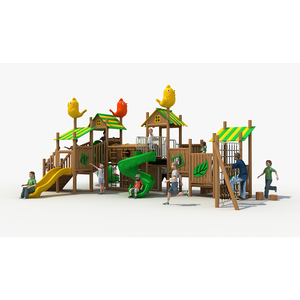 تسلية هوانان: معدات ملعب خشبية خارجية للأطفال وألعاب رياض الأطفال الممتعة للأطفال - Product Image 1