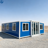 Maison conteneur extensible économique de 20 pieds et 40 pieds, maison préfabriquée prête à l'emploi, maison mobile abordable
